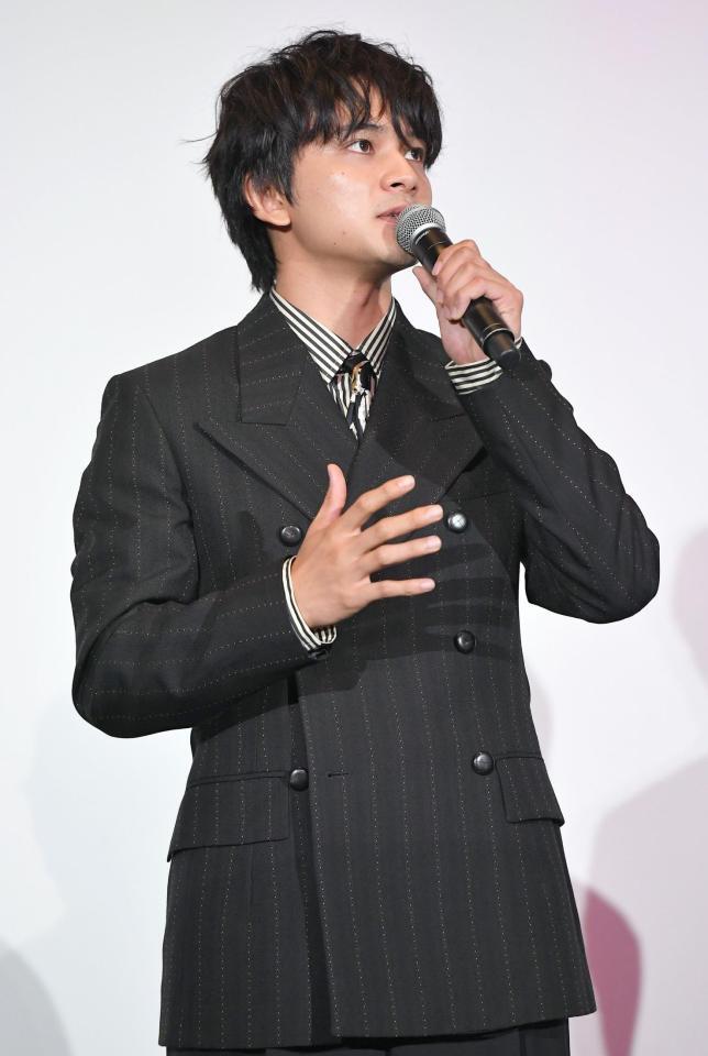 映画について話す北村匠海（撮影・千葉大輝）