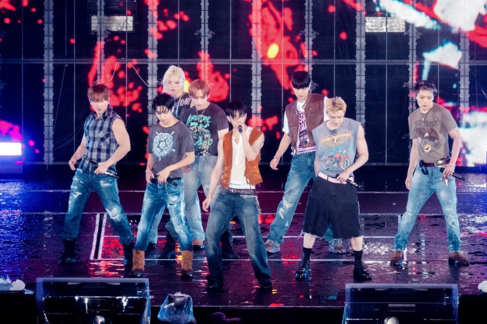 国立競技場でのライブを行ったＳｔｒａｙ　Ｋｉｄｓ（撮影：田中聖太郎写真事務所）