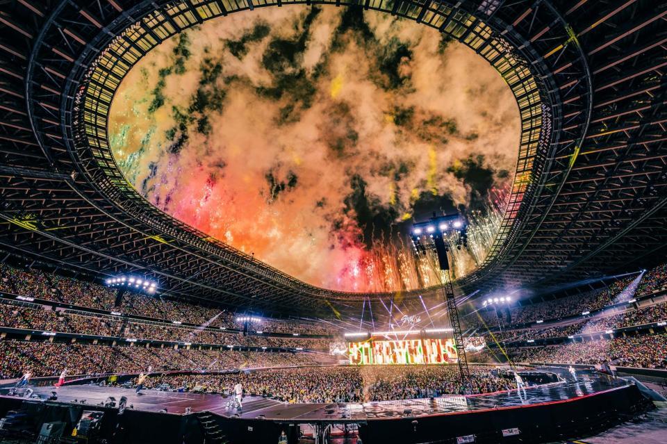 国立競技場でのライブを行ったＳｔｒａｙ　Ｋｉｄｓ（撮影：田中聖太郎写真事務所）