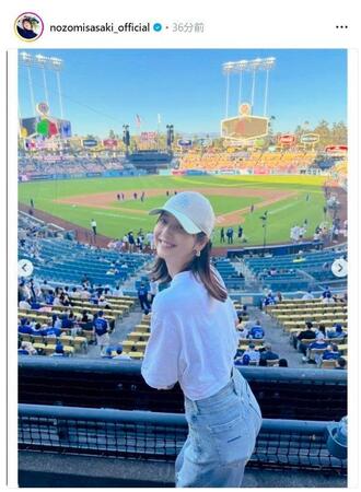 佐々木希のインスタグラム（ｎｏｚｏｍｉｓａｓａｋｉ＿ｏｆｆｉｃｉａｌ）より