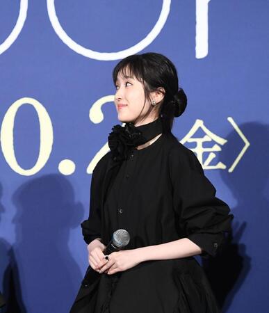 福本莉子＝ＴＯＨＯシネマズ六本木ヒルズ（撮影・園田高夫）