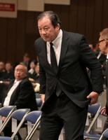ガッツ石松さんお別れ会の参列した藤波辰爾（撮影・持木克友）