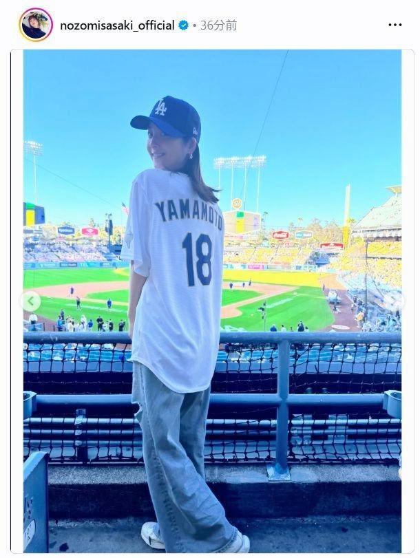佐々木希のインスタグラム（ｎｏｚｏｍｉｓａｓａｋｉ＿ｏｆｆｉｃｉａｌ）より
