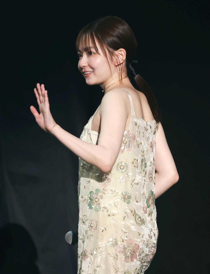 発表会に出席した山田杏奈（撮影・石井剣太郎）