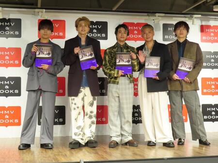 イベントに出席したＤａ-ｉＣＥの（左から）岩岡徹、花村想太、和田颯、大野雄大、工藤大輝