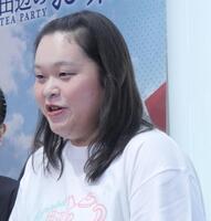 取材会に出席した田辺智加