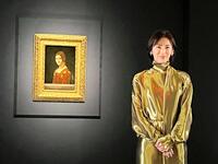 レオナルド・ダ・ヴィンチ「女性の肖像」（左）と北川景子