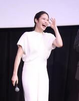 完成披露試写会に登壇した広瀬アリス（撮影・石井剣太郎）