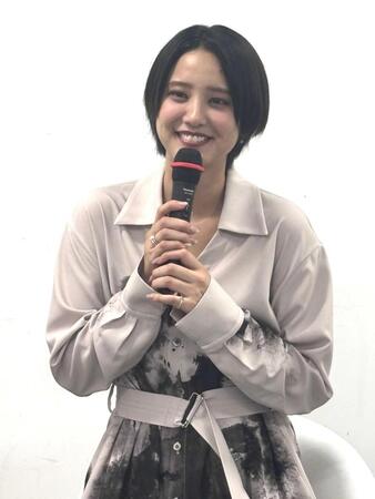 取材会を行った山崎紘菜