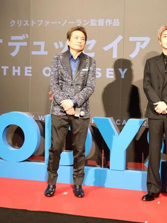 長きにわたりマット・デイモンの声優を務めている声優の平田広明が吹き替え版ＰＲのため参加