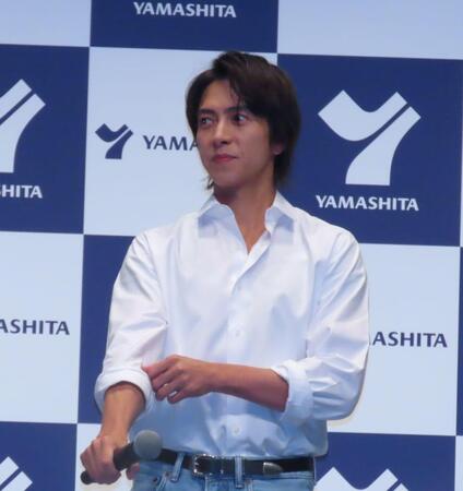 ブランドアンバサダーに就任した山下智久