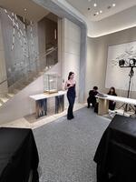 ＣＨＡＵＭＥＴ大阪心斎橋店グランドオープンの記者発表会に登壇したＭＩＮＡ