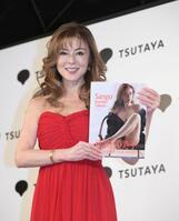 写真集発売記念会見を開催した武田久美子（撮影・堀内翔）