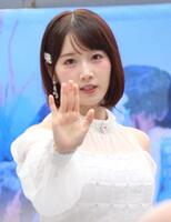 新曲でセンターを務めたＳＴＵ４８の甲斐心愛