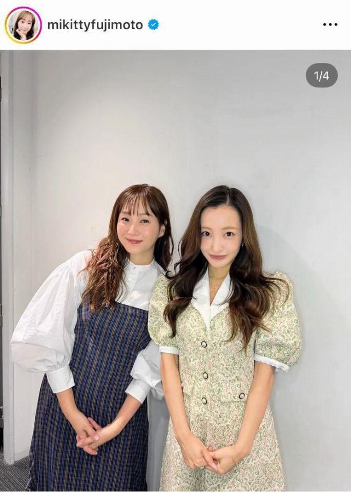 藤本美貴のインスタグラム＠ｍｉｋｉｔｔｙｆｕｊｉｍｏｔｏより