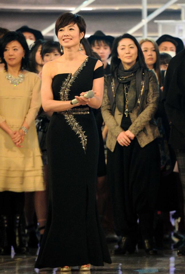 ２０１４年のＮＨＫ紅白歌合戦のリハで。総合司会を務めた有働由美子アナ