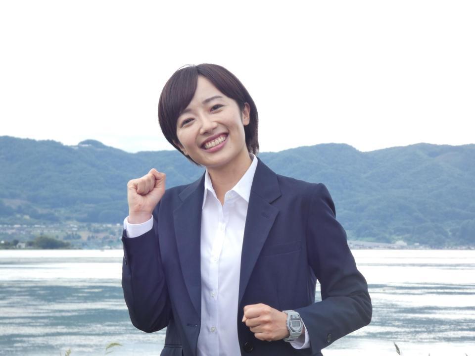 「巡るスワン」のロケ取材会を行った森田望智