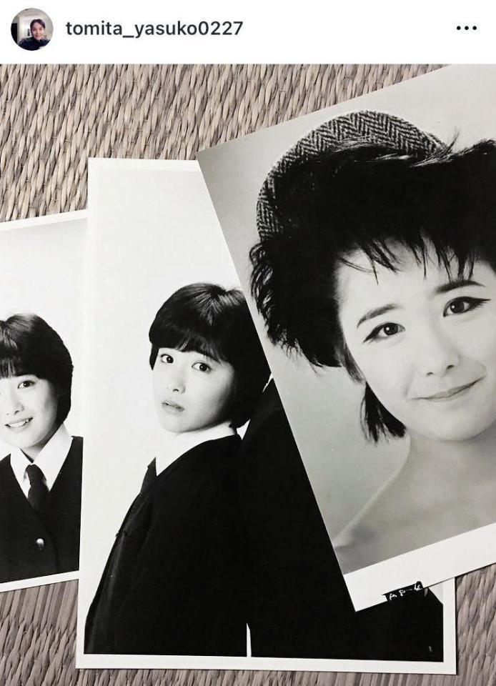 １５歳で撮影した映画「さびしんぼう」の「未発表」写真。富田靖子のインスタグラム＠ｔｏｍｉｔａ＿ｙａｓｕｋｏ０２２７（２２年１１月１８日付）より 