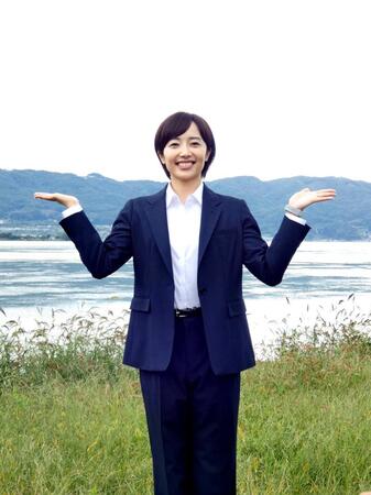 長野県の諏訪市内で取材会を行った森田望智