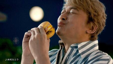 マクドナルドの新ＣＭに出演する香取慎吾