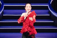 デビュー４０周年記念リサイタル大阪公演を行った坂本冬美（撮影・田中聖太郎）