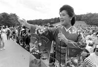 埼玉県滑川町で森林保護チャリティーコンサート＝１９８９年９月