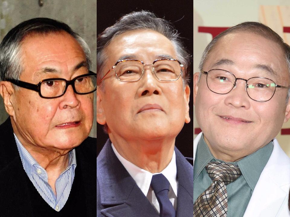 （左から）小野武彦、北村総一朗、斉藤暁