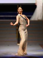 「ミス・ジャパン」グランプリの中村彩乃さん（撮影・石井剣太郎）