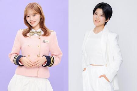 ＢＥＹＯＯＯＯＯＮＤＳの小林萌花（左）と小島はな