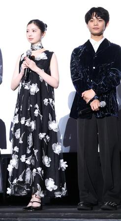 映画「この夏の星を見る」ブルーレイ発売記念上映イベントに出席した（左から）桜田ひより、黒川想矢