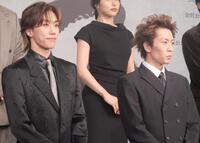 製作発表に出席した早乙女太一（左）と早乙女友貴