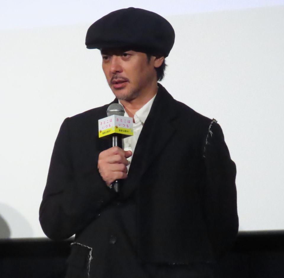 舞台あいさつに出席したオダギリジョー