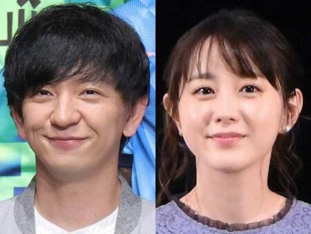 パンサー・向井慧（左）、若林有子アナウンサー