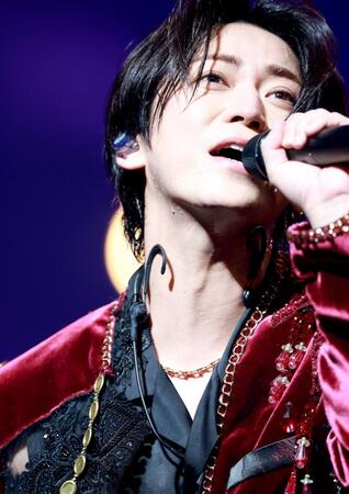 全国ツアーを完走した亀梨和也（撮影・伊藤笙子）