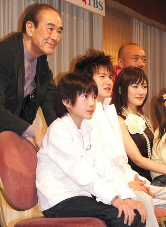 ２００５年４月、ＴＢＳドラマ「夢で逢いましょう」会見で。神木隆之介