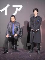 トークイベントに出席した藤岡弘、（左）と藤岡真威人