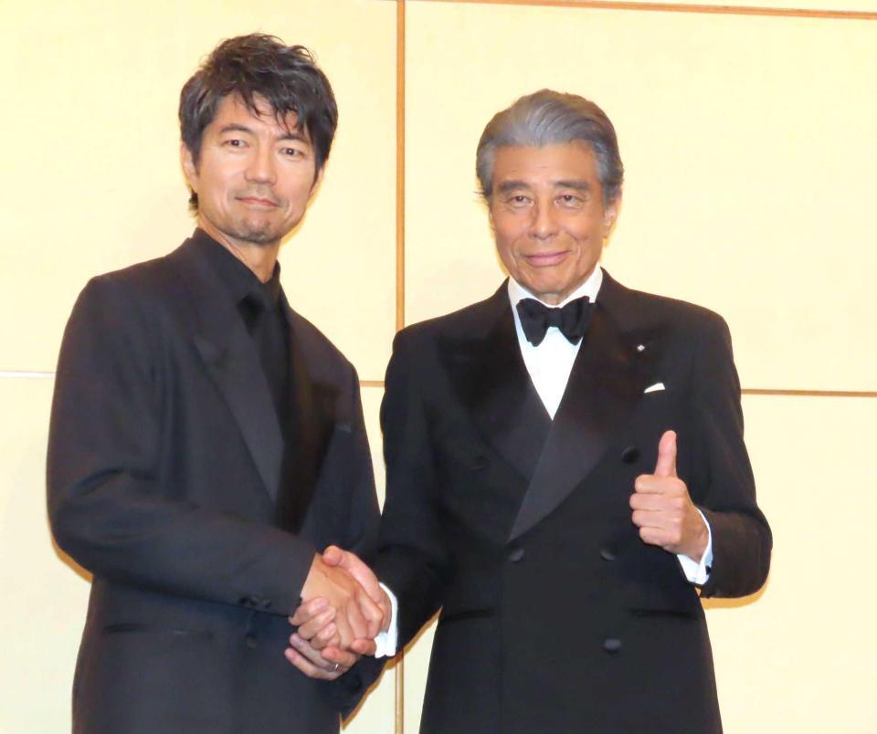 ５０周年イベントを開催した舘ひろし（右）と仲村トオル