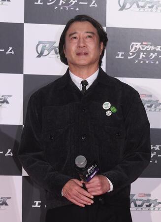 ファンミーティングに出席した加藤浩次（撮影・佐々木彰尚）