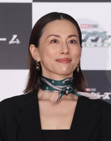 ファンミーティングに出席した米倉涼子（撮影・佐々木彰尚）