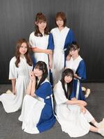ＢＮＳＩの（左上から時計回りに）ＬＩＳＡ、ＭＡＹＡ、ＡＩ、ＬＩＬＩ、ＲＥＩ、ＹＵＩ（撮影・堀内翔）