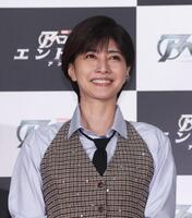 ファンミーティングに出席した内田有紀（撮影・佐々木彰尚）