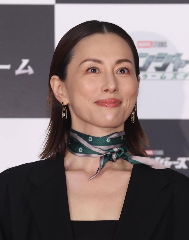 ファンミーティングに出席した米倉涼子（撮影・佐々木彰尚）