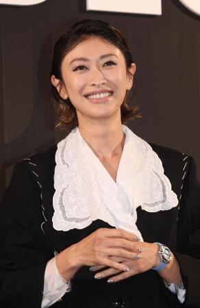 笑顔を見せる山田優＝東京・ＧＩＮＺＡ　ＳＯＮＹ　ＰＡＲＫ（撮影・佐々木彰尚）