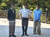 番組をアピールする（左から）塩野瑛久、駒木根葵汰、越山敬達
