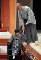 ２０１７年６月、市川海老蔵と長男の勸玄くん