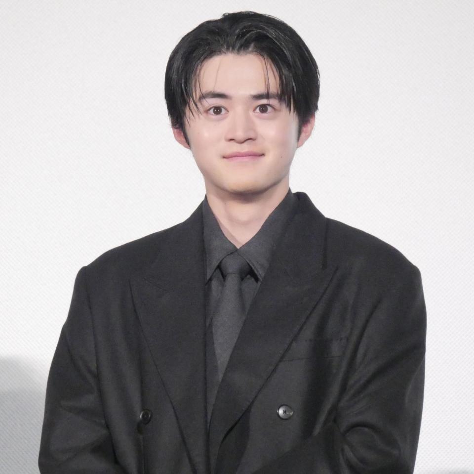 イベントに出席した鈴鹿央士＝東京・ユナイテッド・シネマ豊洲