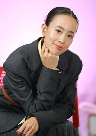 主演の石橋静河（撮影・石湯恒介）