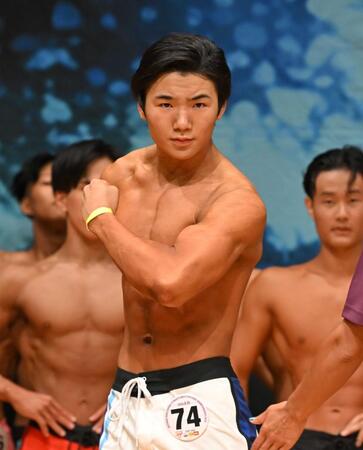 全国高校生メンズフィジーク１７２㎝超級に出場した寺田心（２０２６年８月）