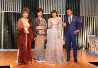 番組をアピールする（左から）秋元順子、伍代夏子、水森かおり、中山秀征