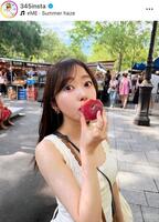 エルメスのポシェット。指原莉乃のインスタグラム＠３４５ｉｎｓｔａ（９月２６日付）より